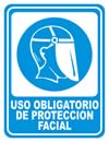 GS-500 SEÑALAMIENTO DE USO OBLIGATORIO DE PROTECCION FACIAL